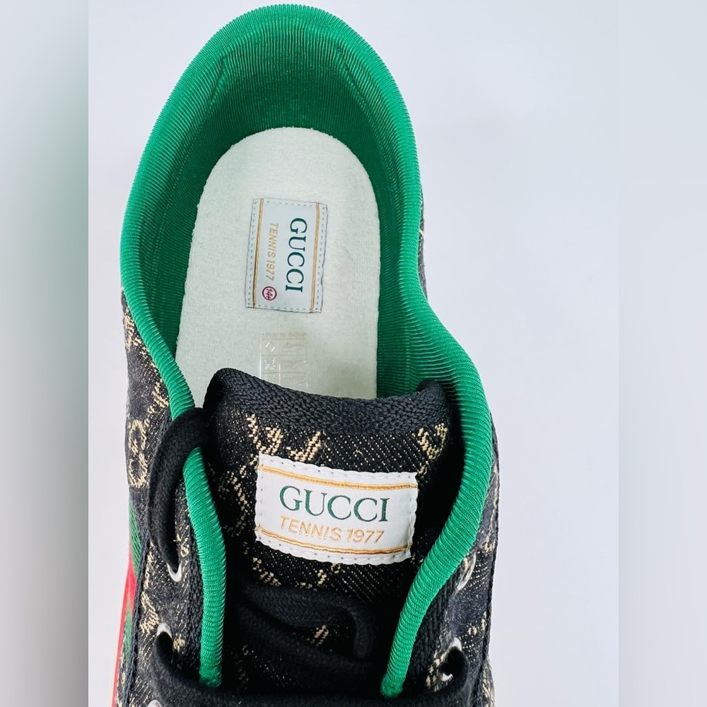 Gucci Tennis 1977 GG Supreme Jacquard Sylvie Sneakers G 14.5 - US 15 - EU 48.5 - Picture 9 of 11